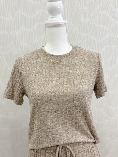 Ribbed Knit Lounge Set