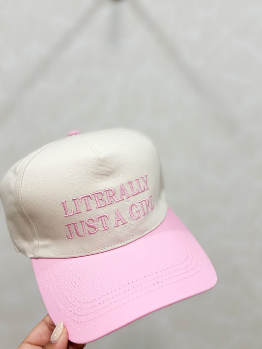 Literally Just a Girl Hat